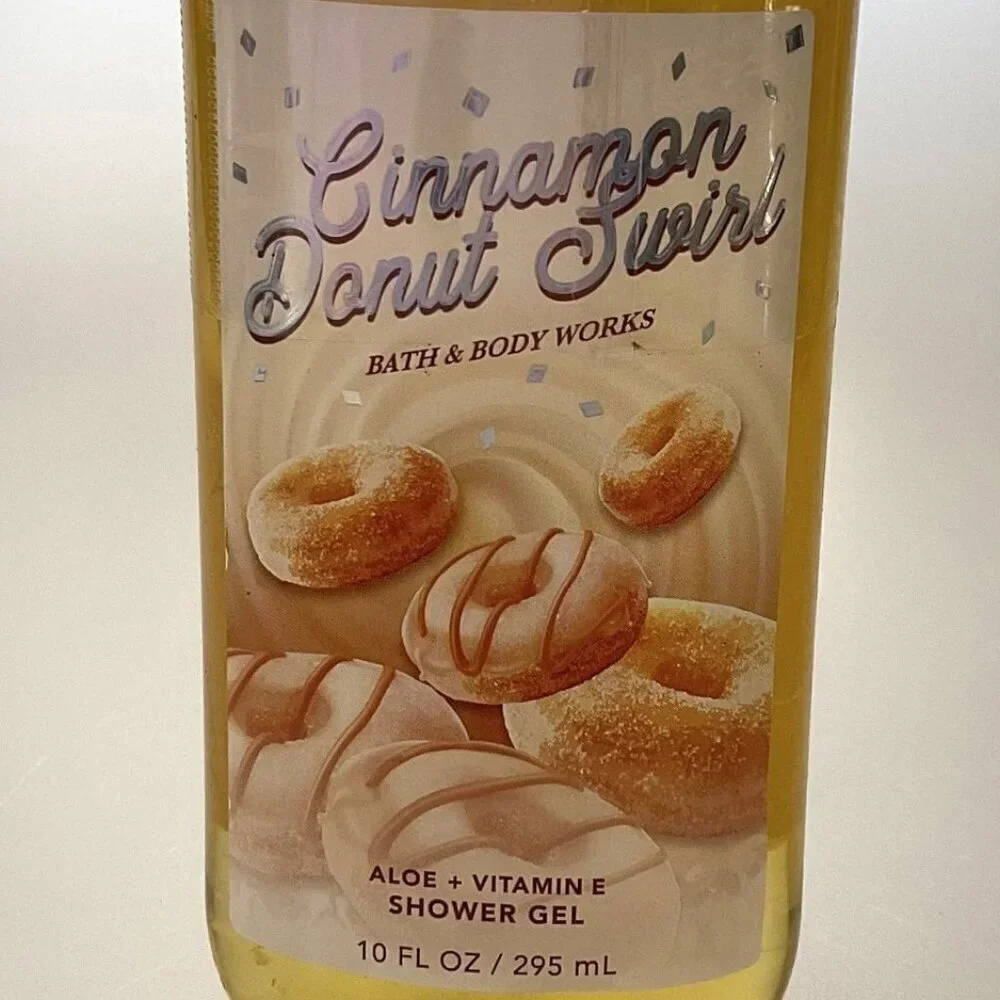 BATH AND BODY CINNAMON DONUT SWIRL SHOWER GEL AND LOTION (SET OF 2) - Picture 11 of 11